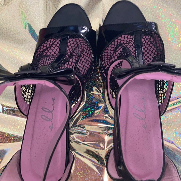 Cais Black Platform Cage Bootie - Picture 7 of 7